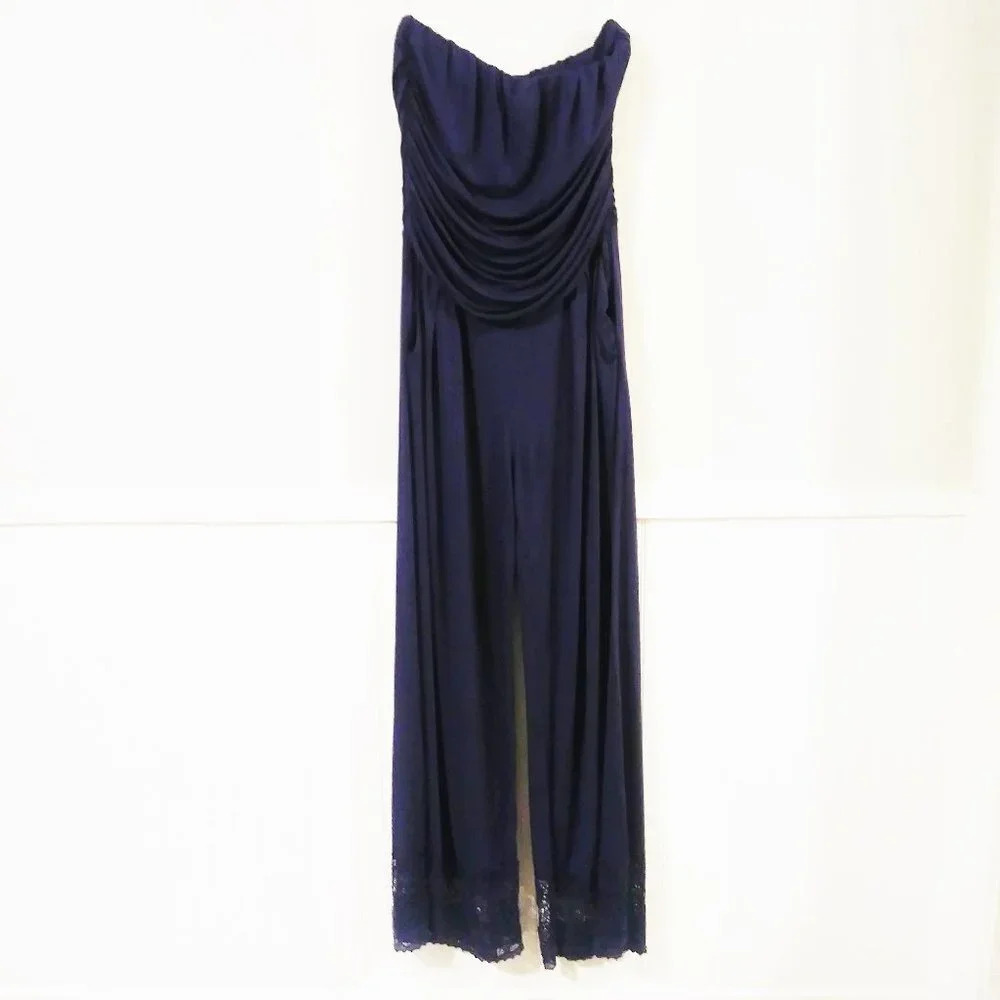 Kori America Blue Strapless Jumper